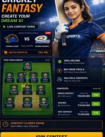 Kalyan (kalyan chart) fantasy cricket & matchday visual 3